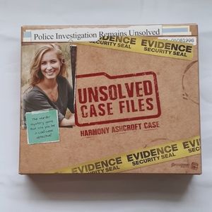 UNSOLVED CASE FILES: Harmony Ashcroft Case, Crime Board Game